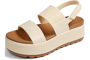 Lovee Cosee Platform Water Sandals for Women Chunky Wedge Lug Sole Comfortable Waterproof Summmer Walking Beach Shoes