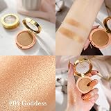 Oulac Goddess F04 Bronzer Blush Shimmer High Pigment Long Lasting Vegan Cruelty view 2