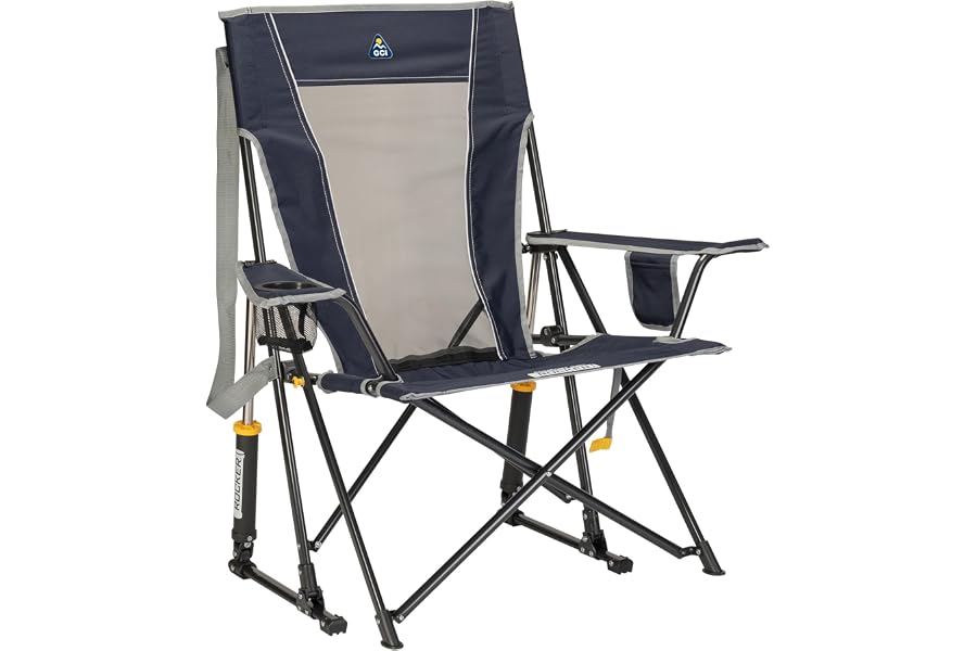 GCI Outdoor Comfort Pro Rocker Camping Chair - Indigo Blue