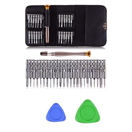 THEMISTO 27 in 1 Precision Screwdriver Set Multi Pocket Repair Tool Kit for Mobiles, Laptops,