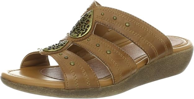 clarks sandals mens gold