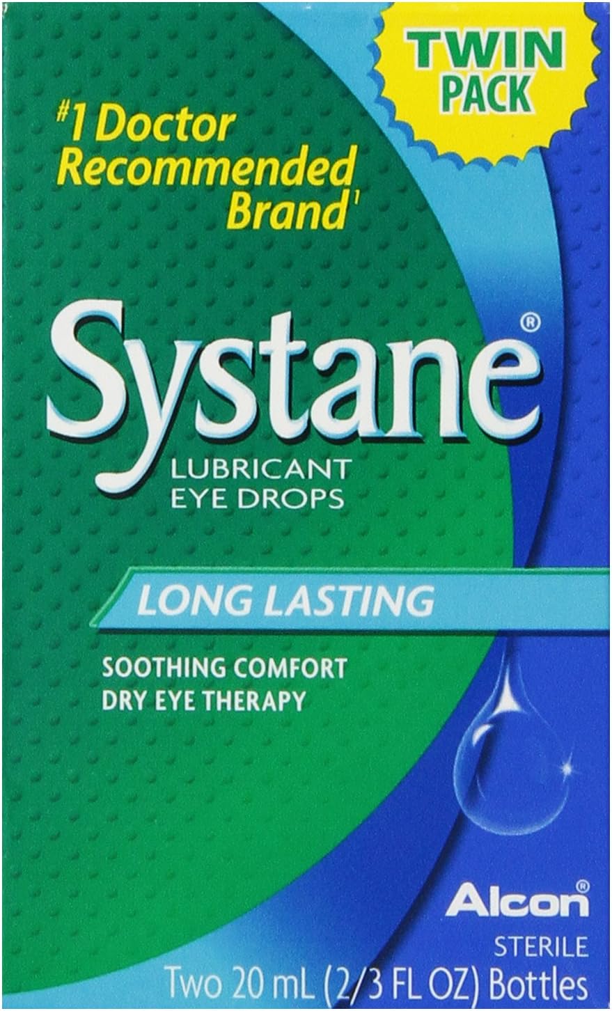 Long Lasting Lubricant Eye Drops Twin Pack (300650429672)