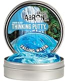 Crazy Aaron's Transparent Thinking Putty - 4" Falling Water Liquid Glass See Through Putty Tin - 90 Grams, Never Dries…