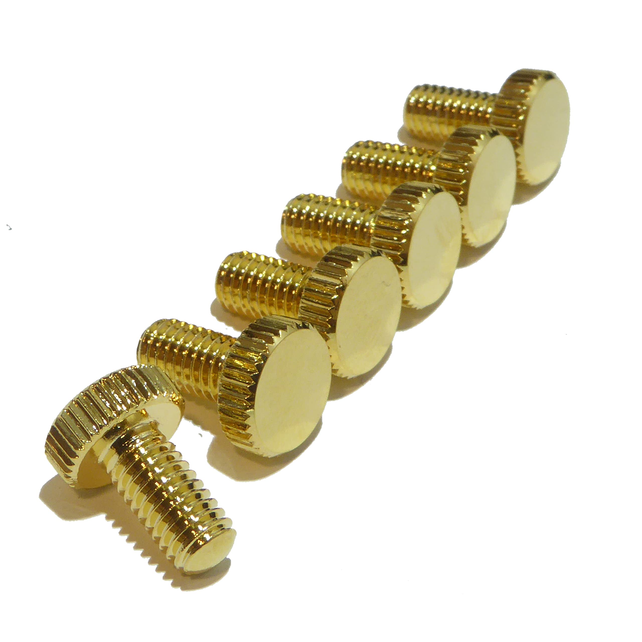 Floyd Rose Tremolo fine tuning screws set of 6 in Gold finish