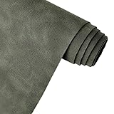 Dark Green Soft Faux Suede Fabric 30x135cm