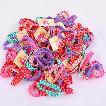 Amazon Com Baby Girls Hair Ties Yanhao Small Toddler Cute Hair