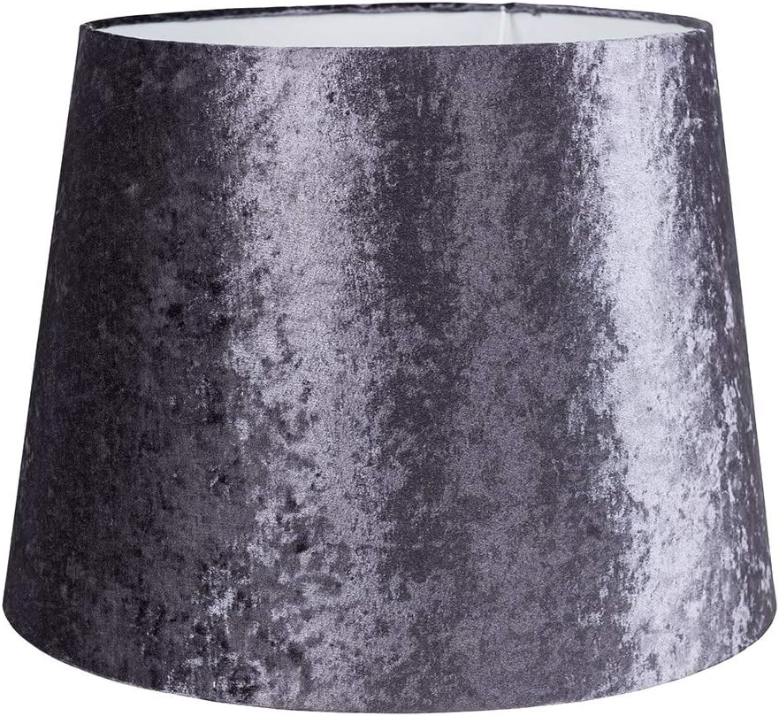 Extra Large Modern Tapered Table/Floor Lamp Light Shade in a Dark Grey