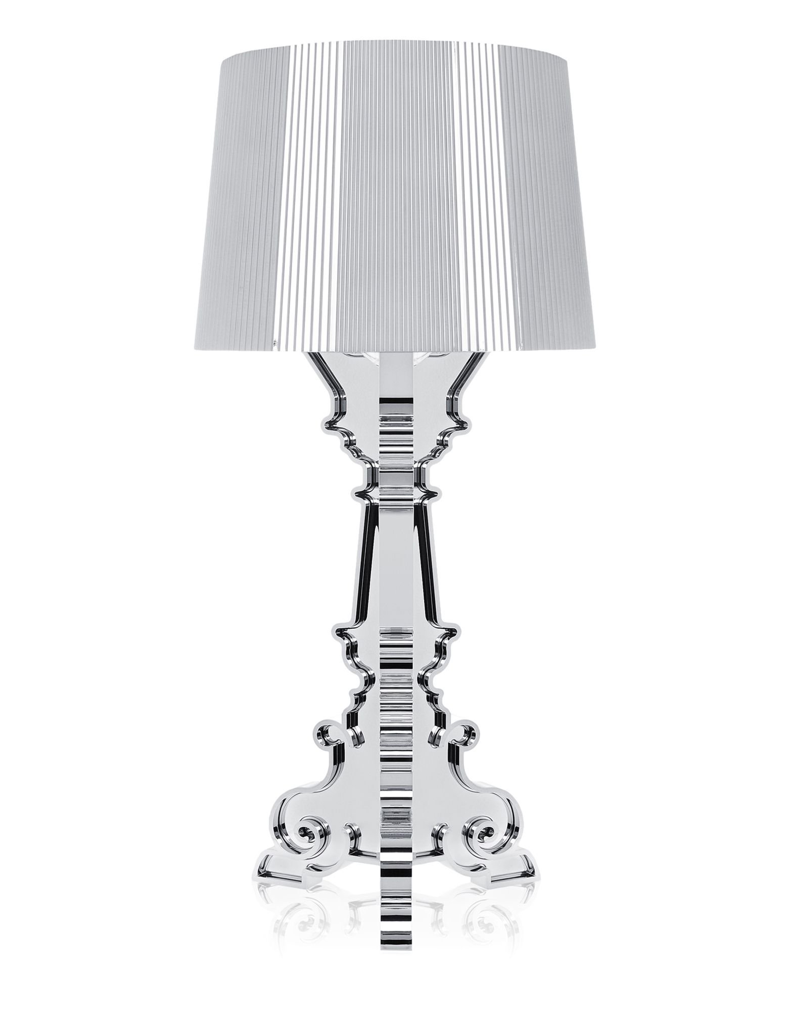 Kartell Bourgie Lamp E14, Chrome, 68 x 78 x 68 cm