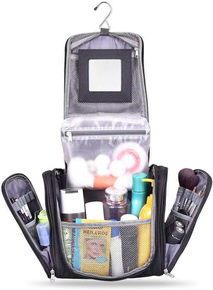 Travel Toiletry Bag-TOMOUNT Premium Toiletry Bag Large Water Resistant Organiser for Bathroom Perfect For Accessories, Cosmetics, Personal Items, Shampoo, Body Wash