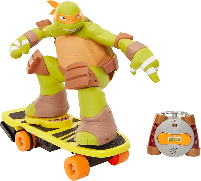 Teenage Mutant Ninja Turtles RC Skateboarding Mikey, Figures Amazon