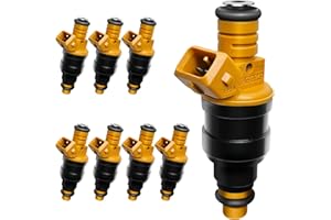 SeyPon Set of 8 Upgraded 0280150943 Fuel Injectors Fits For Ford: F150/F250/F350/E150/E250/E350/Mustang, For Lincoln: Navigator/Town Car, For Mercury: Grand Marquis, V8 4.6L/5.0L/5.4L/5.8L 1990-2005
