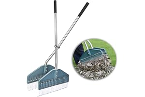 YEELOR Leaf Grabber, Yard Leaf Grabber Rake, No Need to Bend Over, Lightweight, 36.6 Inches in Length and 4 Pounds in Weight,