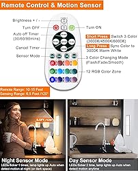 Under Cabinet Lights Wireless, 58-Led Rechargeable