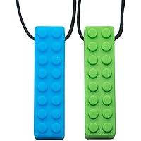 Tilcare Chew Chew Sensory Necklace – Best for Kids or Adults That Like Biting or Have Autism – Perfectly Textured Silicone Ch