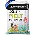 Snow Joe Pet-Safer Ice Melt Blend, Safer for Concrete and Sidewalks, 20 Pounds, MELT20PET