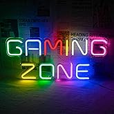 Horseneon Game Zone Neon Led Sign, Gaming Neon Signs for Wall Decor, Game Neon Lights Signs with USB Powered for Game Room, Game Zone, Bedroom, Gifts for Gamer (Multicolour)