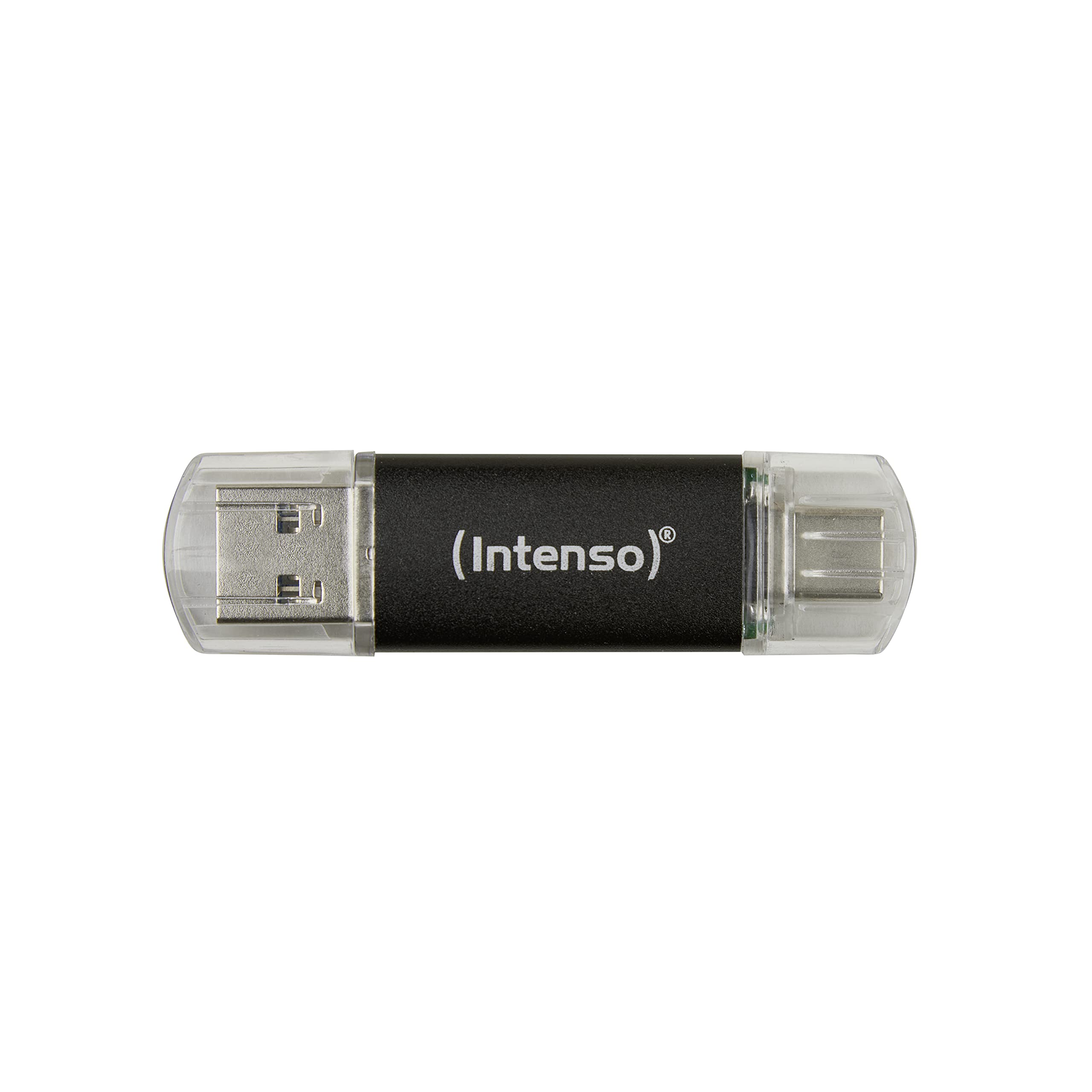 Intenso Twist Line 256 GB, Dual USB-Stick 3.2 Gen 1x1, USB-C und USB-A, 70MB/s, Anthrazit