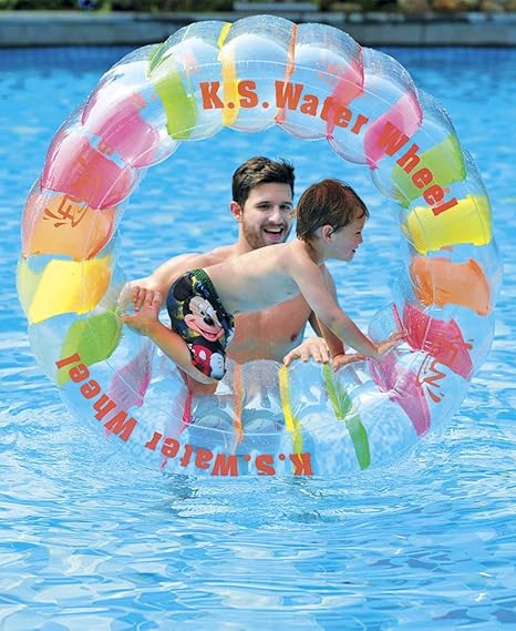 giant inflatable hamster wheel