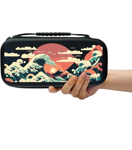 Amazon.com: Great Wave Switch Case For Nintendo Switch OLED/Switch