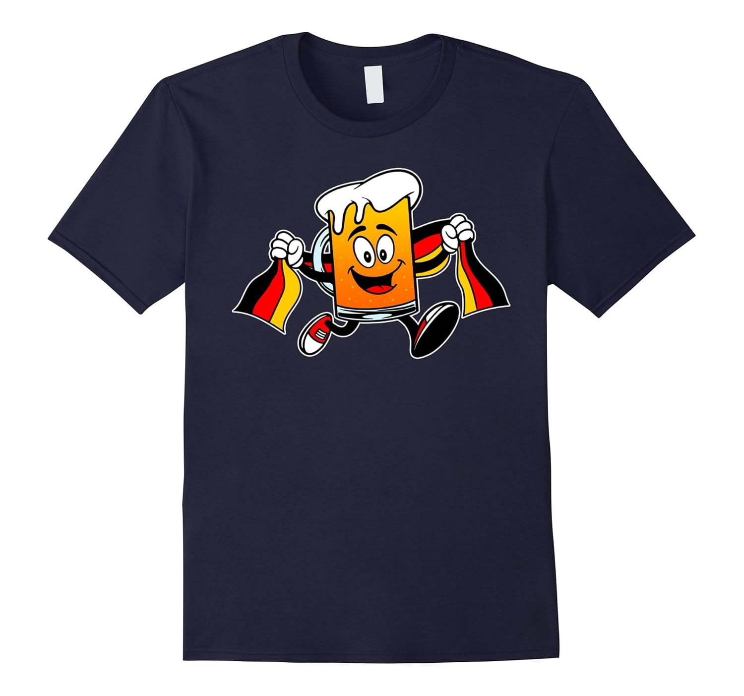 Oktoberfest Cartoon T-shirt Germany Beer Festival-ANZ