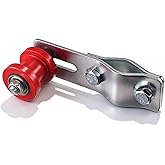 Chain Tensioner w/8mm Guide Wheel for 49cc-80cc Engine Bike | For Motorized Bicycle, Dirt Bike, ATV, Red, Adjustable