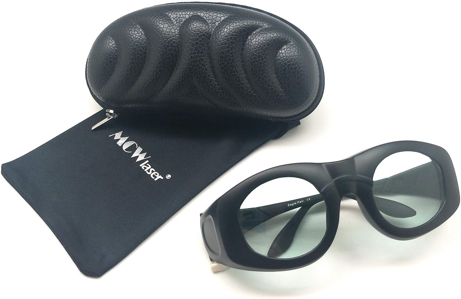 MCWlaser Laser Safty Protective Goggles Glasses Eyewear For 980-2500nm Spectrum Continuous Absorption Type For Laser Beauty Fical Redness Hair Removal Surgery Industrial EP-10