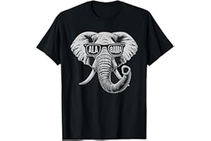Vintage State Of Alabama Elephant Lovers T-Shirt