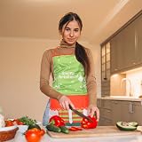 MEISH Elf Pixie Christmas Apron Cartoon Polyester Kitchen Baking BBQ Home Decor view 4