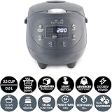 Yum Asia Panda Mini Rice Cooker 3.5 Cup Ninja Ceramic Bowl 7-Stage Fuzzy Logic view 2