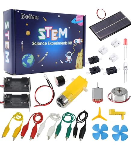 Kit De Ventilador Solar DIY De Madera – Juguete Educativo STEM Para Niños – Experimento Científico De Energía Solar – Modelo De 6x9x15 Cm – Regalo Para Jóvenes Científicos