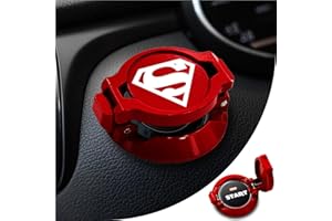EPOCHHIKE Push Start Button Cover, Touch Button Protector Cover, Child Proof Safety for Computer PC Desktop, Car or Motorcycle Interior Decor (Super-Red)