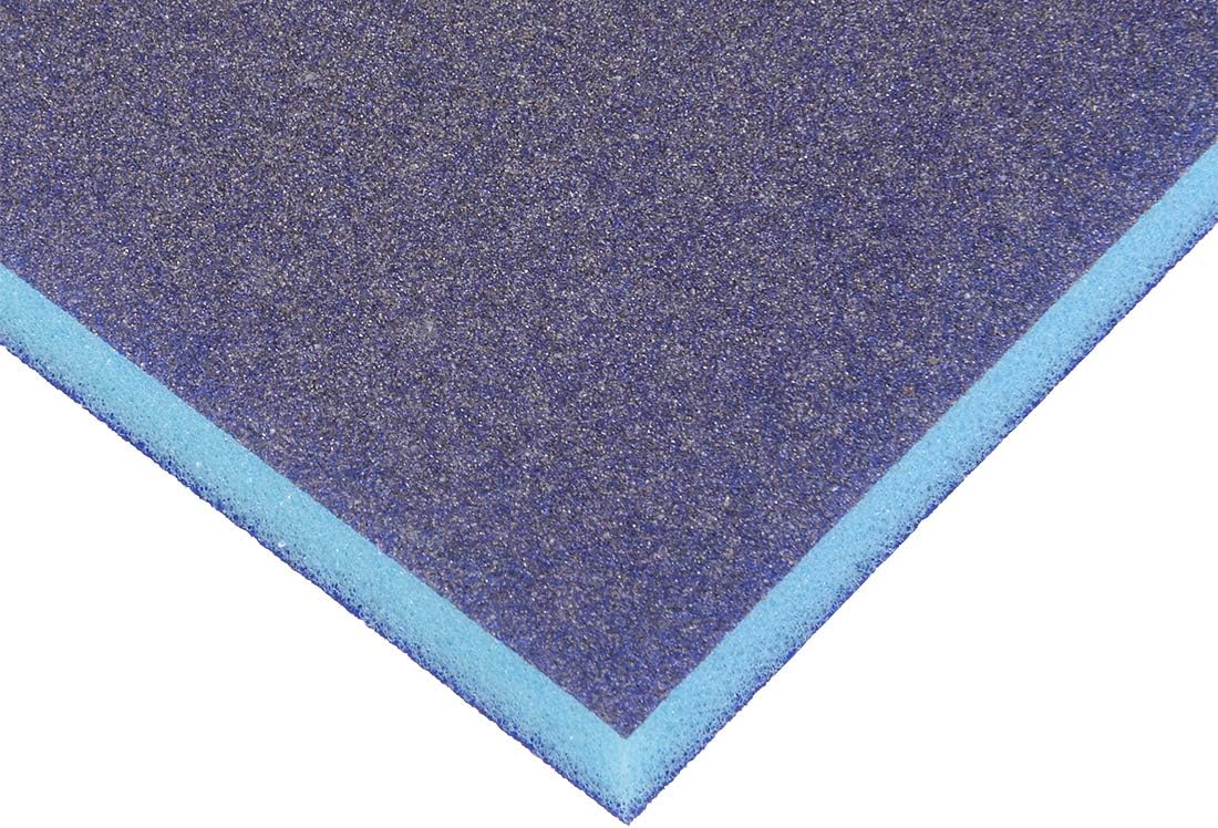 sourcing map Sanding Sponge Sanding Block 120-Grits Medium Grit Sand Block Pad for Kitchen Metal/Drywall/Wood Purple 12pcs - Image 4