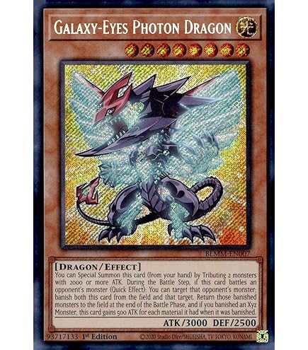 Amazon.com: Galaxy-Eyes Photon Dragon - TN23-EN012 - Quarter