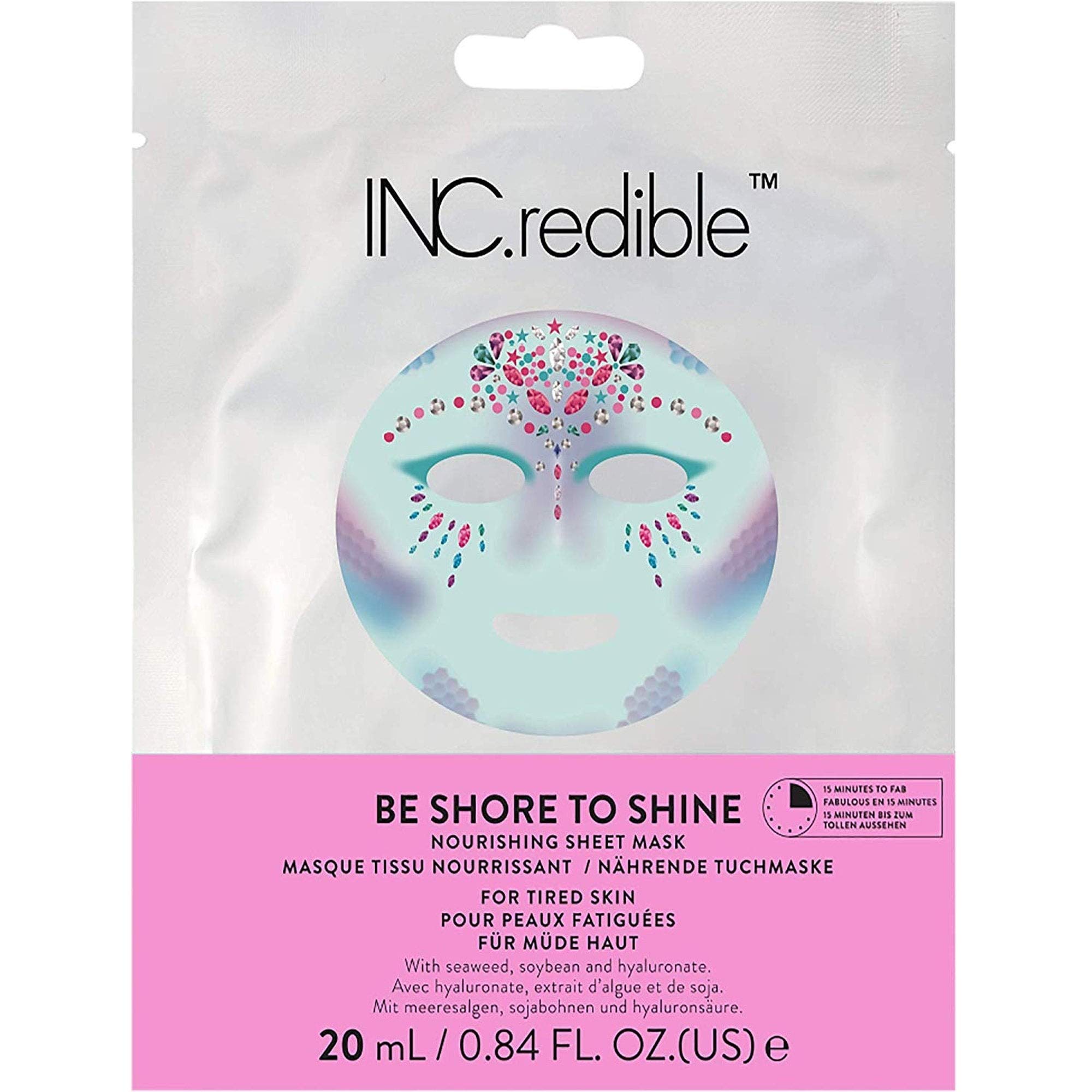 INC.redble Be Shore To Shine Nourishng Sheet Mask