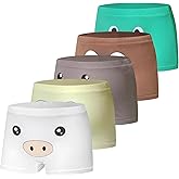 Tphon Boys Boxer Briefs, Toddler Kids Soft Cotton Underwear 4/5 Pairs Little Big Boy Dinosaur Shark Shorts Set