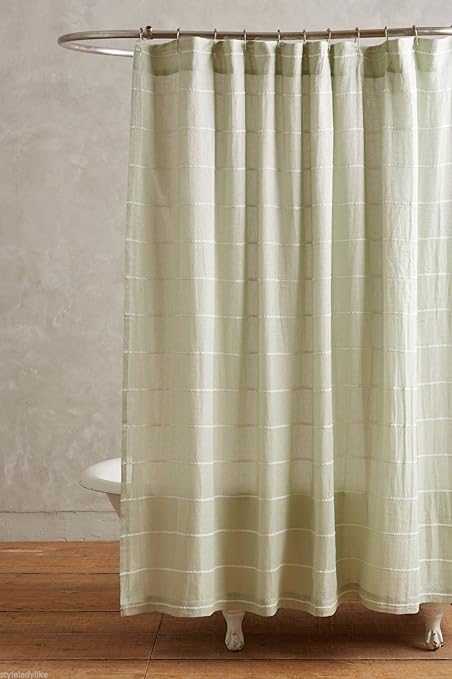 Anthropologie Masula Shower Curtain Mint Nwt Amazon Co Uk