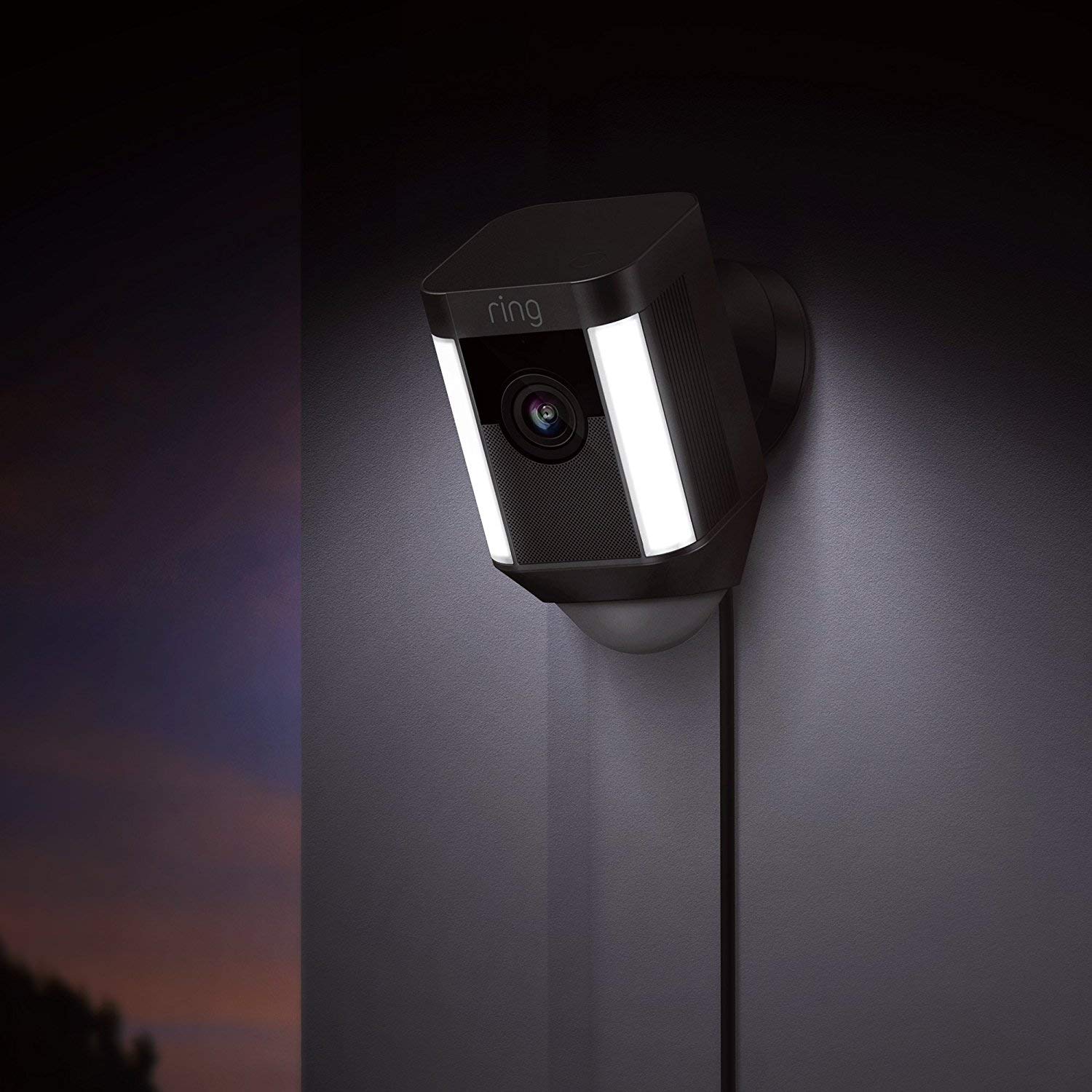 Ring Spotlight Cam Wired HD Security Camera with LED Spotlight, Alarm