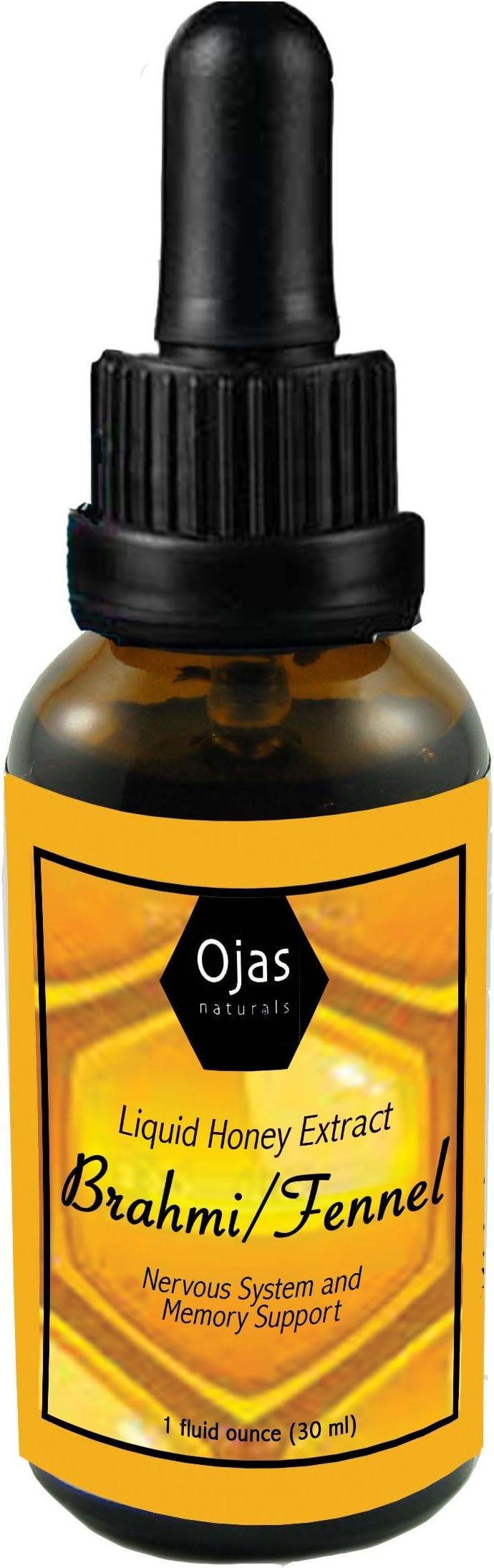 2oz Brahmi & Fennel Honey Extract: Synergistic Ayurvedic Extract - Honey Carries Herbs to Deeper Levels for Assimilation in Digestive Process - Brahmi Provides Nervous System & Memory Support