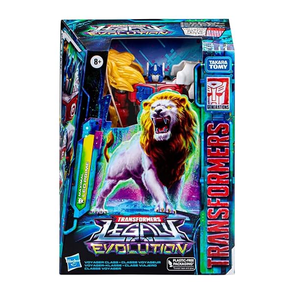 TRANSFORMERS TOYS LEGACY EVOLUTION VOYAGER MAXIMAL LEO PRIME TOY, 7-INCH, ACTION FIGURE FOR BOYS AND GIRLS AGES 8 AND UP