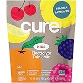 Cure Hydration - Kids Electrolyte Drink Mix | Plant-Based Pediatrician Formulated Rehydration | No Added Sugar, FSA-HSA, Non-GMO, Gluten-Free, No Artificial Flavors | 15 Packets - Variety Pack