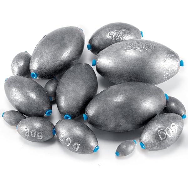 Fishing Weights Assortment Bluewing Egg Sinkers Oval Fishing
