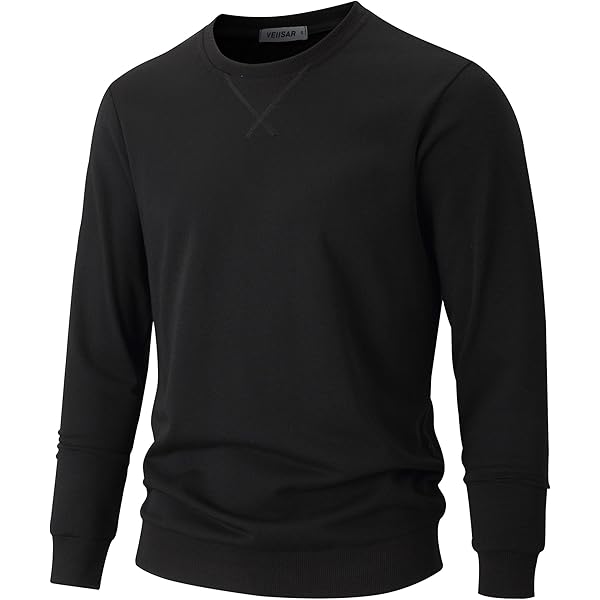 Umbro Men's Long Sleeve Drill Sweatshirt, Black/White Medium at