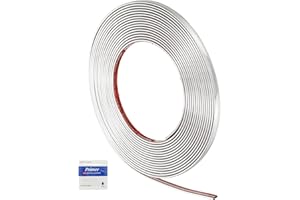 HARFINGTON Peel and Stick Molding Trim 30ft x 0.4" Flexible Wall Trim Self Adhesive PVC Wall Corner Gap Sealing Trim for Wall