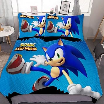 Amazon Com Rod Kent Sonic The Hedgehog Sonic Comforter Set Full