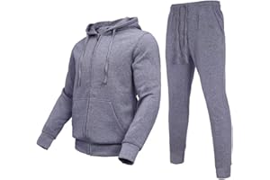Zusmen Tracksuit Mens, Track Jackets and Pants 2 Piece Outfit