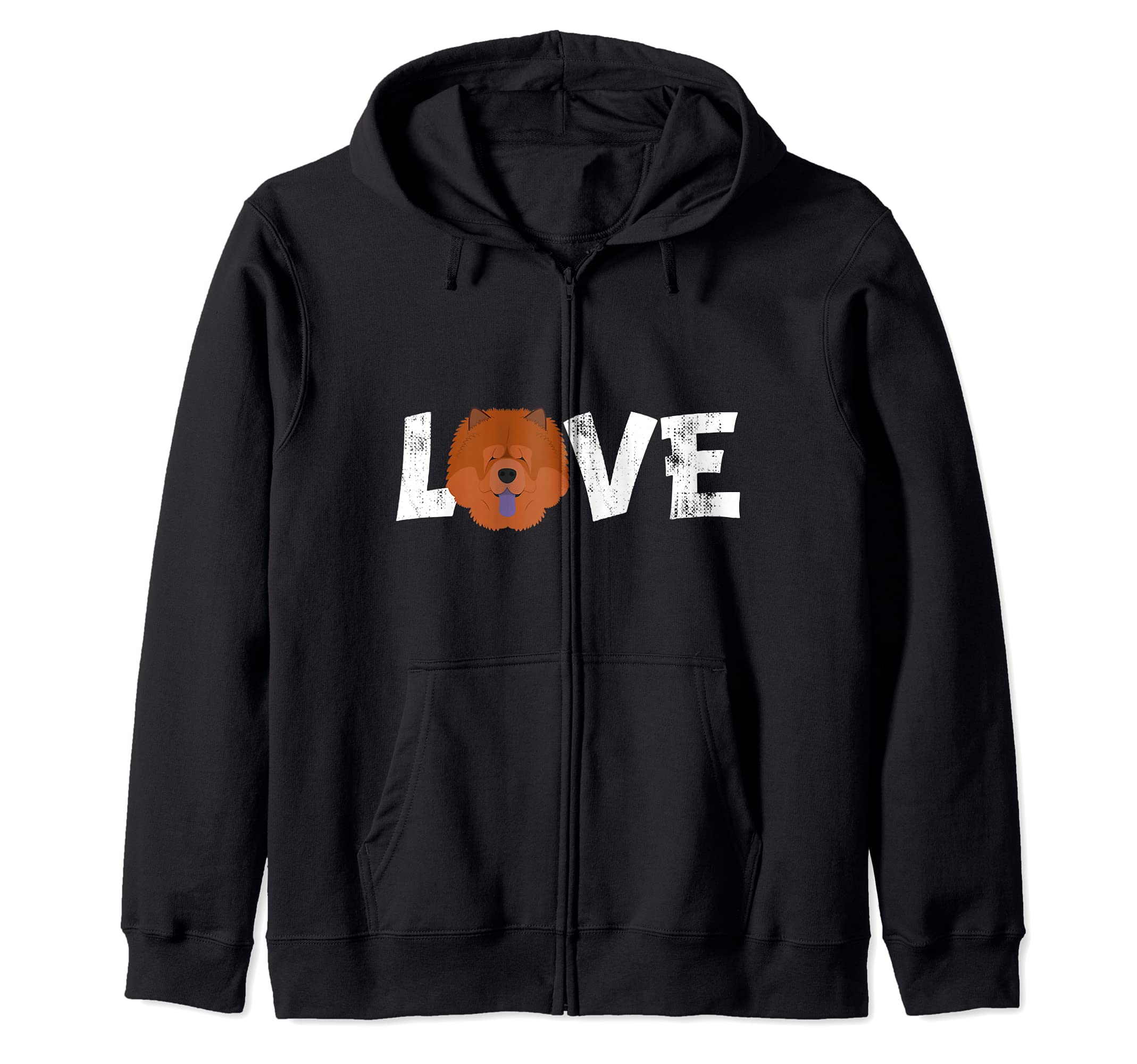Dog Mom Dog Dad Chowchow Dog Pet Lover Zip Hoodie