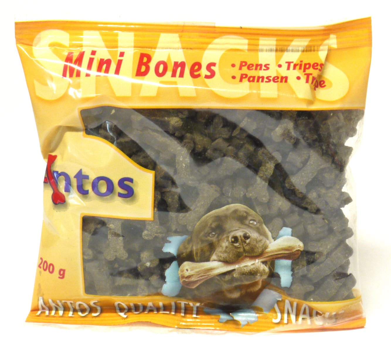 Antos Mini Bones Tripe Dog Treats, 200 g