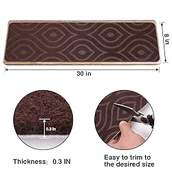 Stair Treads for Wooden Steps 15pcs - 8x30in Carpet