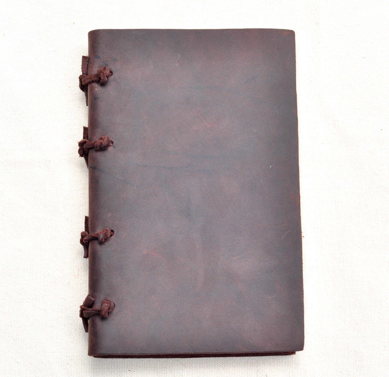 Men's Leather Bound Notebook Old Leather Notebook