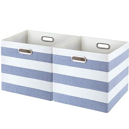 Posprica Fabric Storage Boxes 33 33cm Storage Baskets Drawers